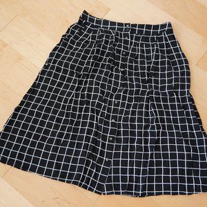 Forever 21 Windowpane Skirt